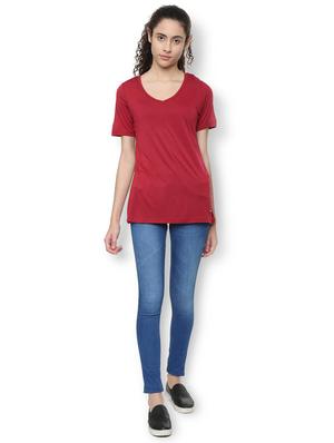 scoop neck solid top - 16215661 - Standard Image - 4
