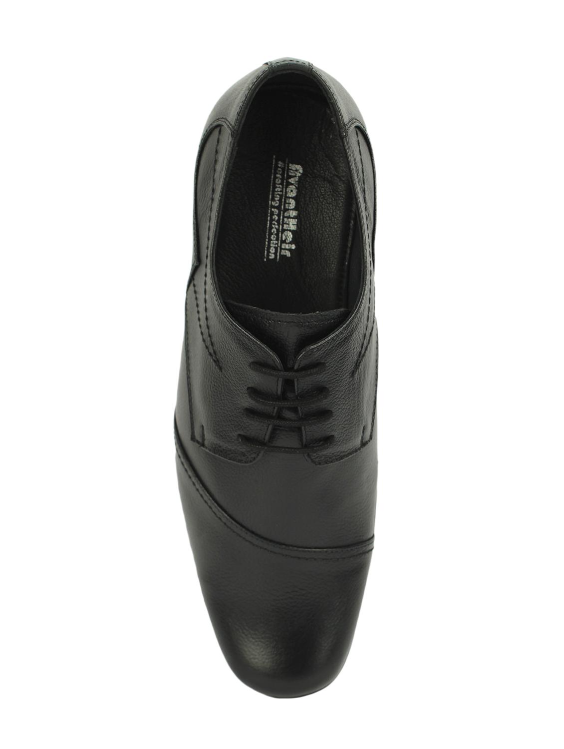 black leather lace-up derbys - 16216106 - Zoom Image - 4