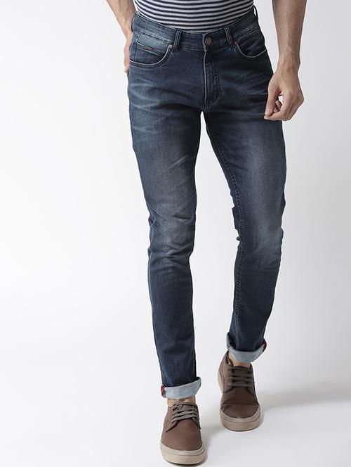 blue light washed jeans - 16218062 - Standard Image - 1