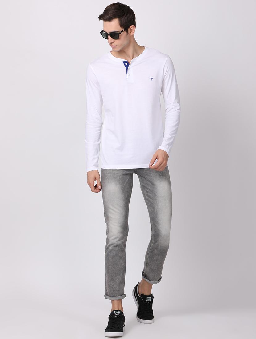 white solid tshirt - 16218136 - Zoom Image - 4