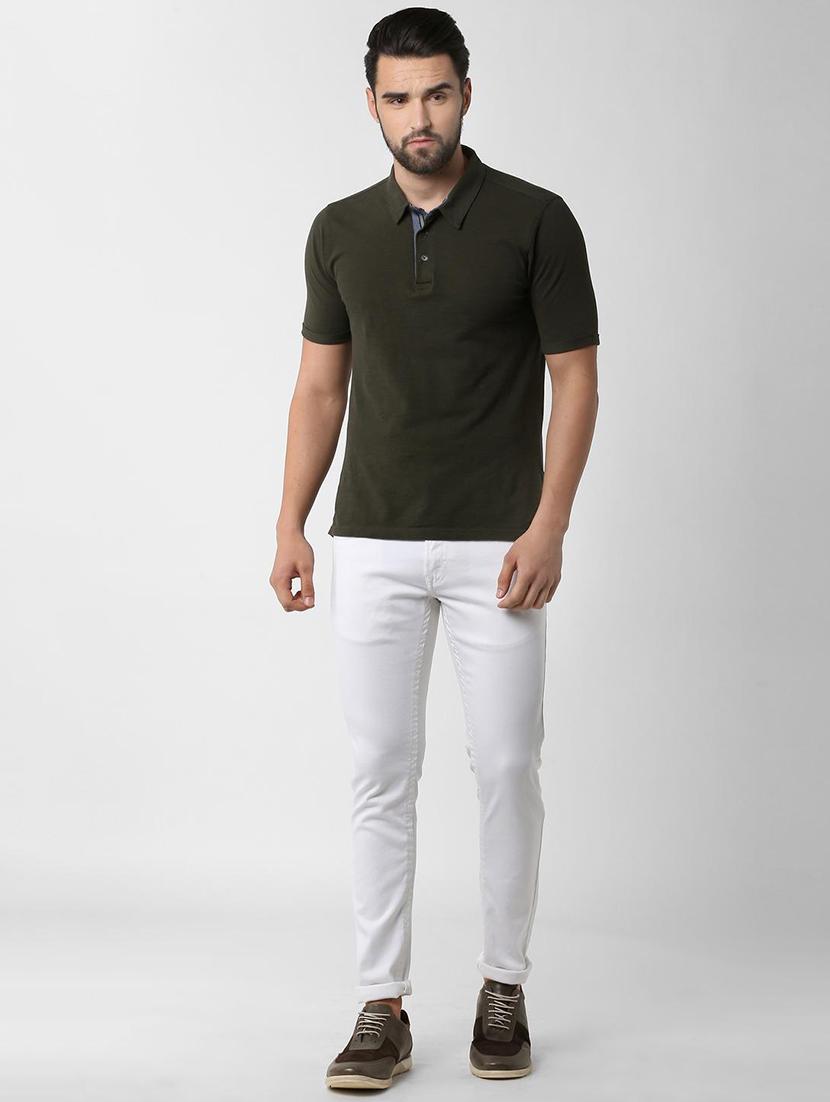 white cotton plain jeans - 16218554 - Zoom Image - 4