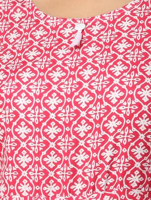 Bell sleeves flared kurta - 16222051 - Standard Image - 4