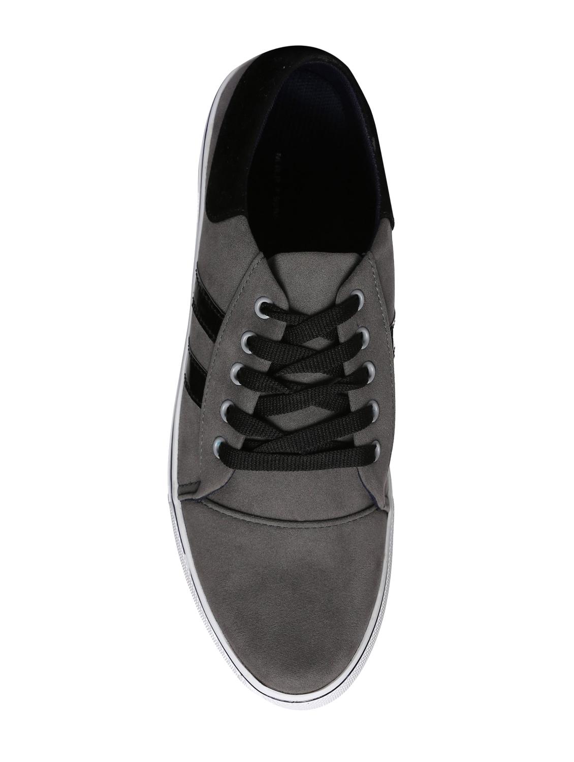 grey velvet lace up sneakers - 16224356 - Zoom Image - 4