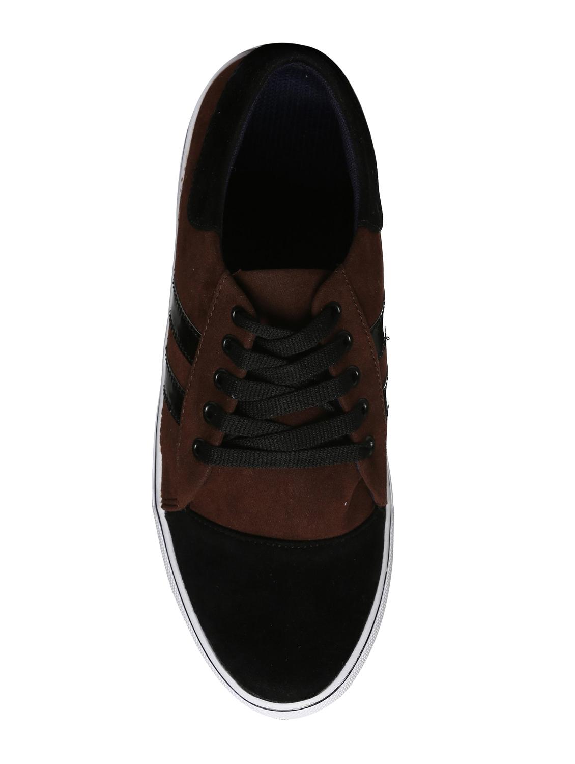 brown velvet lace up sneakers - 16224357 - Zoom Image - 4