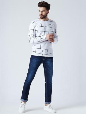 white front print t-shirt - 16225392 - Standard Image - 4