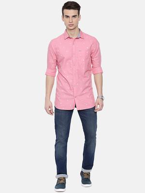 pink printed casual shirt - 16225840 - Standard Image - 4