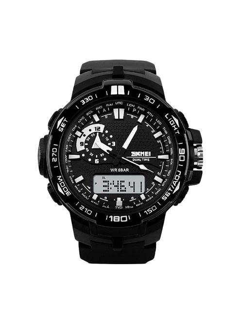SKMEI 1081 BLACK Original Wrist Watch for Men - 16226486 - Very Small Image - 1