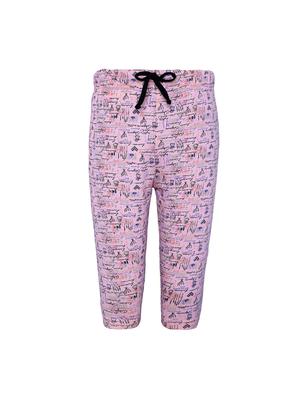 pink and black cotton three fourths shorts - 16227372 - Standard Image - 4