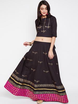 foil printed blouse - 16228265 - Standard Image - 4