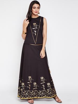 foil printed blouse - 16228271 - Standard Image - 4