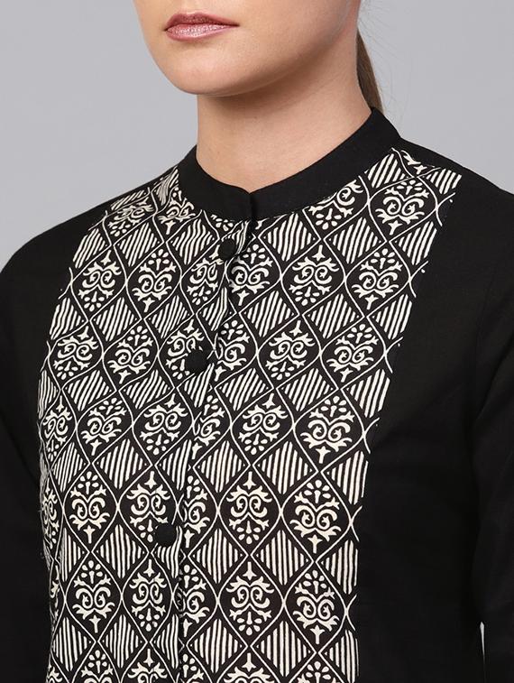 Printed straight kurta - 16228752 - Zoom Image - 4