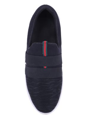 black mesh slip on sport shoes - 16231285 - Standard Image - 4