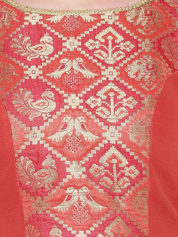 Self-design brocade blouse - 16231855 - Zoom Image - 4
