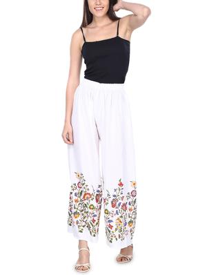 Floral flared palazzo - 16231919 - Standard Image - 4