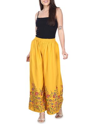 Floral flared palazzo - 16231923 - Standard Image - 4