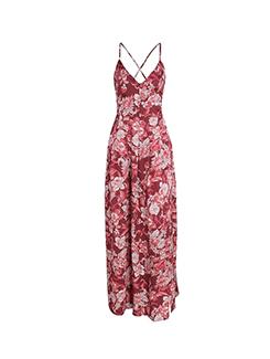 floral asymmetric dress - 16232886 - Standard Image - 1
