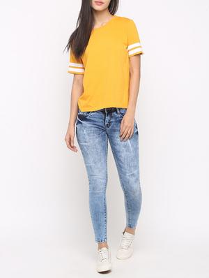 acid washed skinny fit jeans - 16233319 - Standard Image - 4