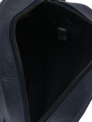 blue leather regular handbag - 16233664 - Standard Image - 4