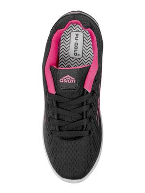 black lace-up sports shoes - 16235997 - Standard Image - 4