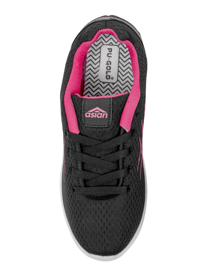 black lace-up sports shoes - 16235997 - Zoom Image - 4