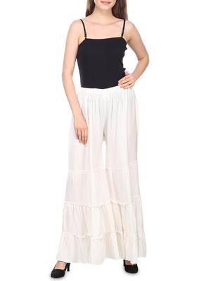 ruffle solid sharara - 16236549 - Standard Image - 4
