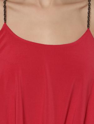 ruffled overlay maxi dress - 16237280 - Standard Image - 4