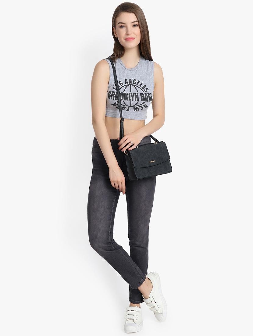 side taped slim fit jeans - 16237425 - Zoom Image - 4