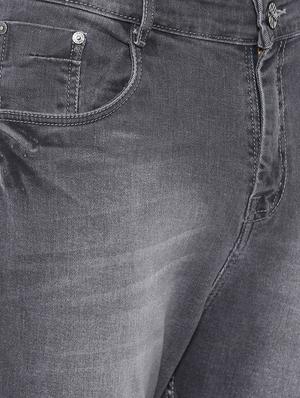grey heavy washed jeans - 16237522 - Standard Image - 4