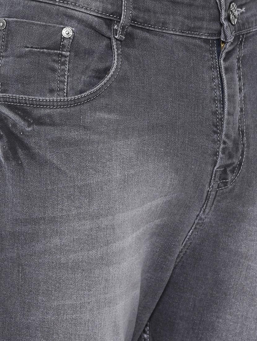 grey heavy washed jeans - 16237522 - Zoom Image - 4