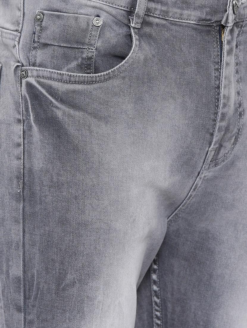 grey heavy washed jeans - 16237523 - Zoom Image - 4