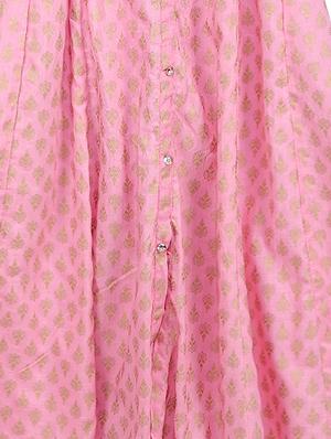 Foil print anarkali kurta - 16239110 - Standard Image - 4