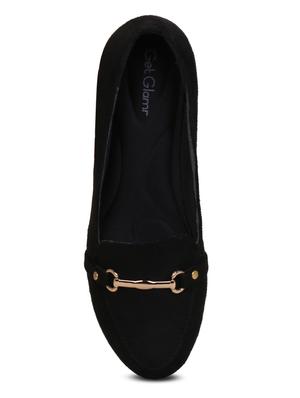 black slip on pumps - 16239550 - Standard Image - 4