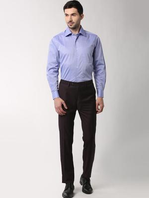 red terry rayon flat front formal trouser - 16240024 - Standard Image - 4