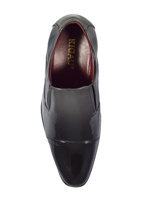 black patent leather slipons - 16240811 - Standard Image - 4