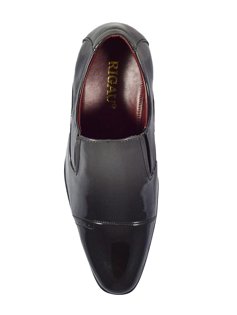 black patent leather slipons - 16240811 - Zoom Image - 4