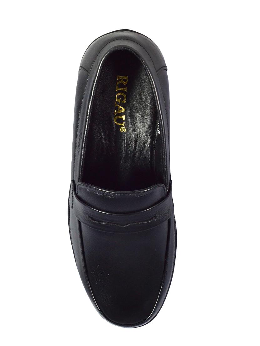 black leather slipons - 16240812 - Zoom Image - 4