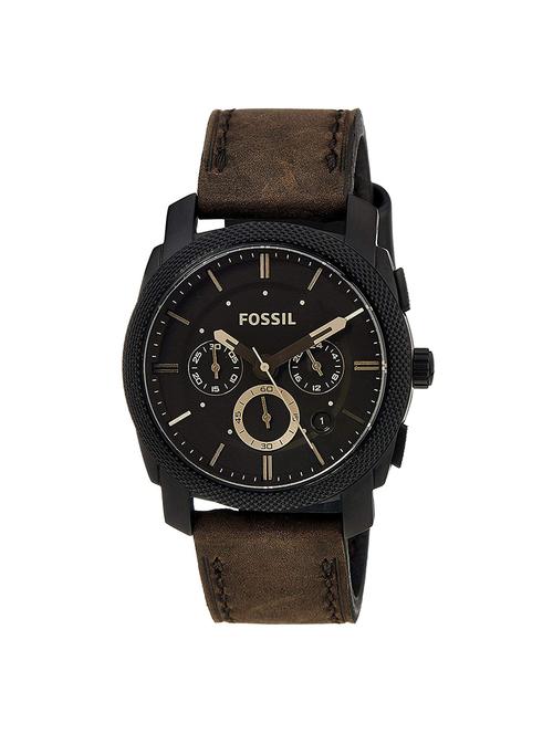 Fossil Machine Analog Brown Dial Men's Watch - FS4656 - 16240881 - Standard Image - 1