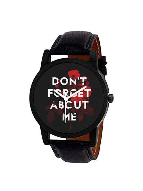 Jack klein Men's Elegant Black Dial Strap Analog Watch - 16242938 - Very Small Image - 1