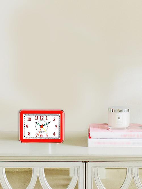 plastic 5" x 3.5" designer alarm clock - 16244069 - Standard Image - 1