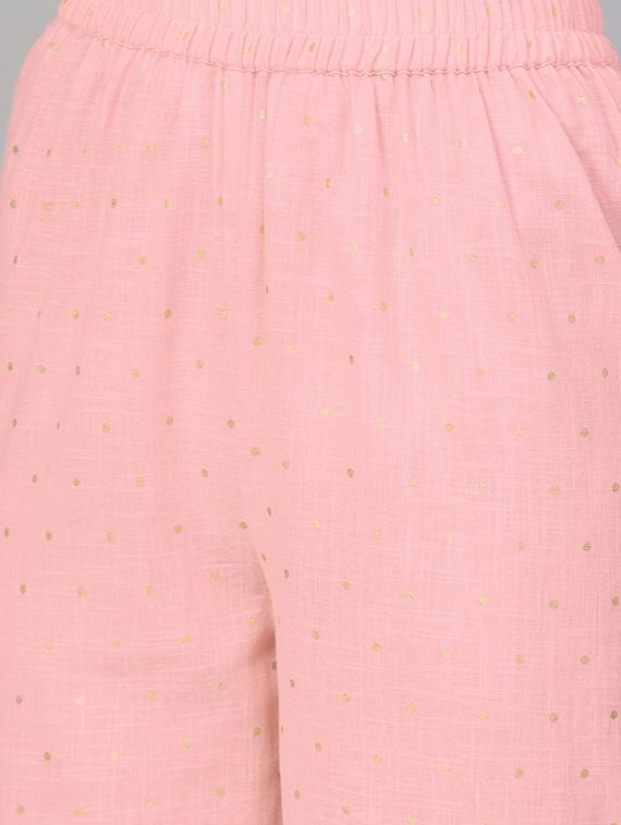 Checkered flared with pant set - 16244665 - Zoom Image - 4