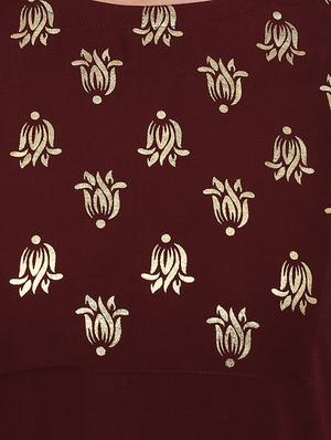 Block printed straight kurta - 16244762 - Standard Image - 4