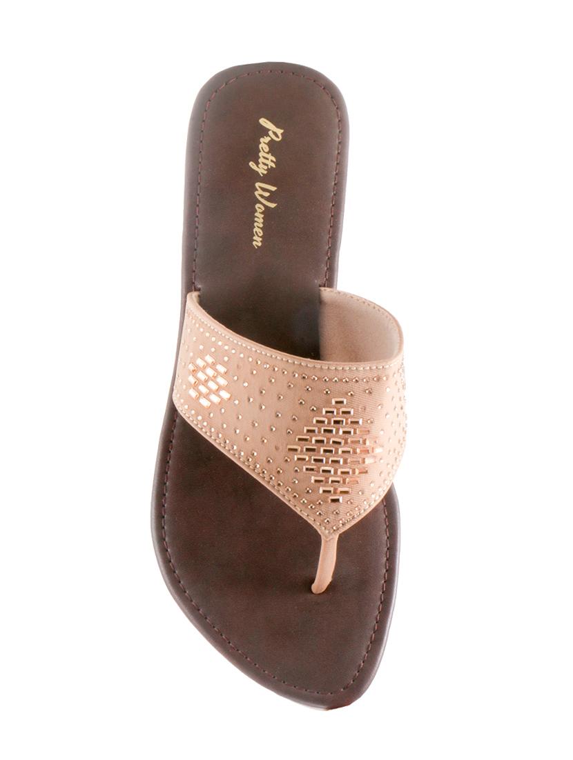 brown toe separator sandals - 16245214 - Zoom Image - 4