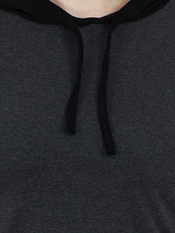 Hooded Three quarter sleeve tee - 16245368 - Zoom Image - 4