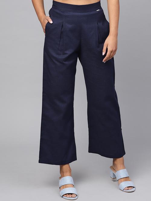 pleat detail high rise trouser - 16245519 - Standard Image - 1