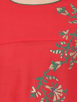 block printed straight kurta - 16245574 - Standard Image - 4