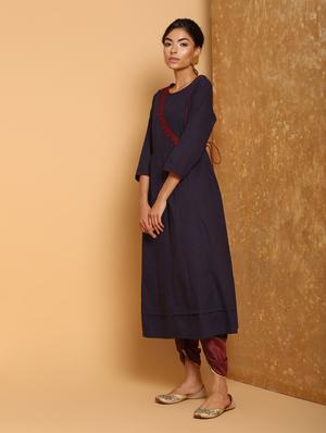 lace border dhoti salwar - 16248949 - Standard Image - 4