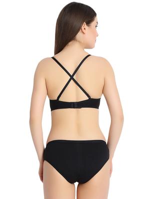 set of 2 solid bra and panty set - 16249326 - Standard Image - 7