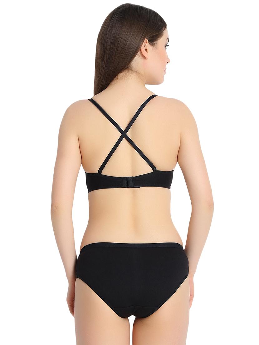set of 2 solid bra and panty set - 16249326 - Zoom Image - 7