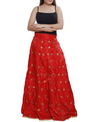 embellished a-line skirt - 16249600 - Standard Image - 4