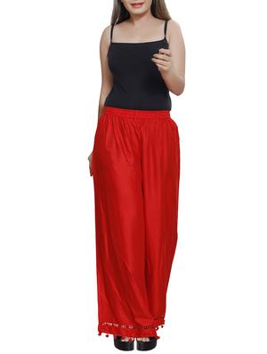 solid flared palazzo - 16249601 - Standard Image - 4